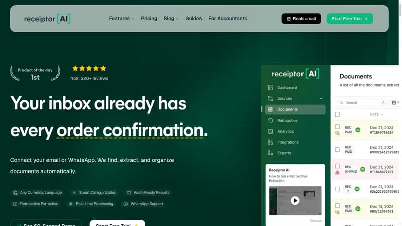 receiptor ai website