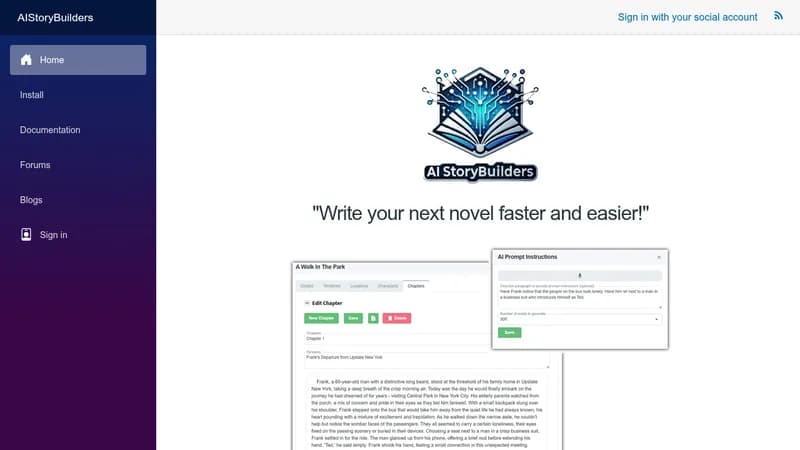 aistorybuilders website