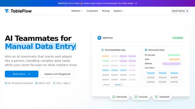 TableFlow screenshot