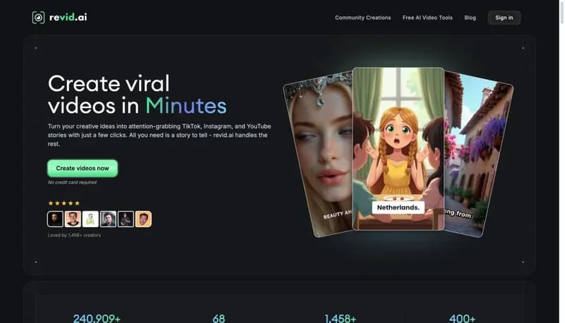 Revid AI screenshot