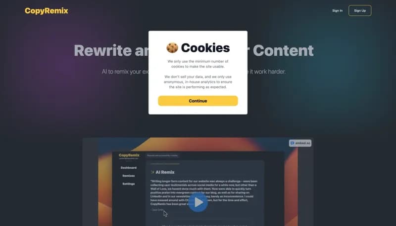CopyRemix screenshot
