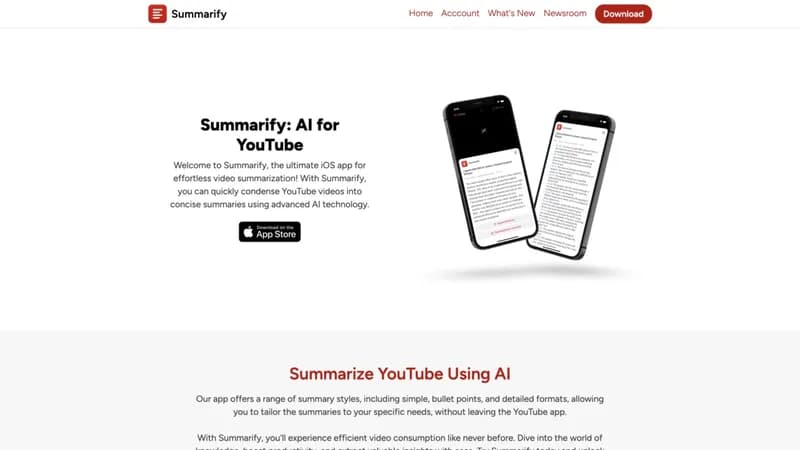 Summarify AI screenshot