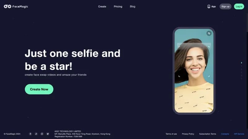FaceMagic screenshot