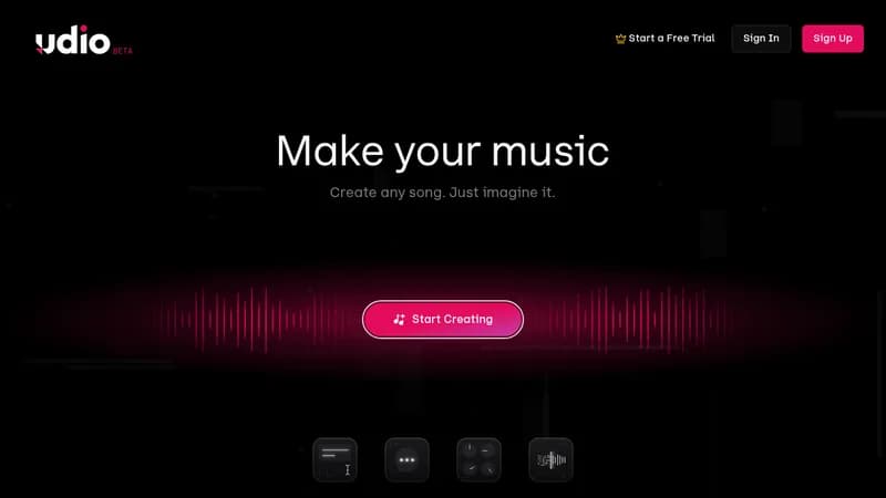 udio website