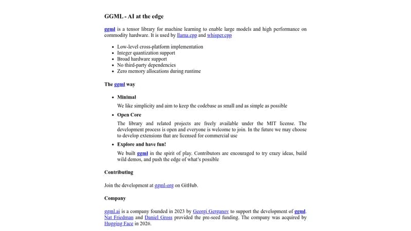 ggml website