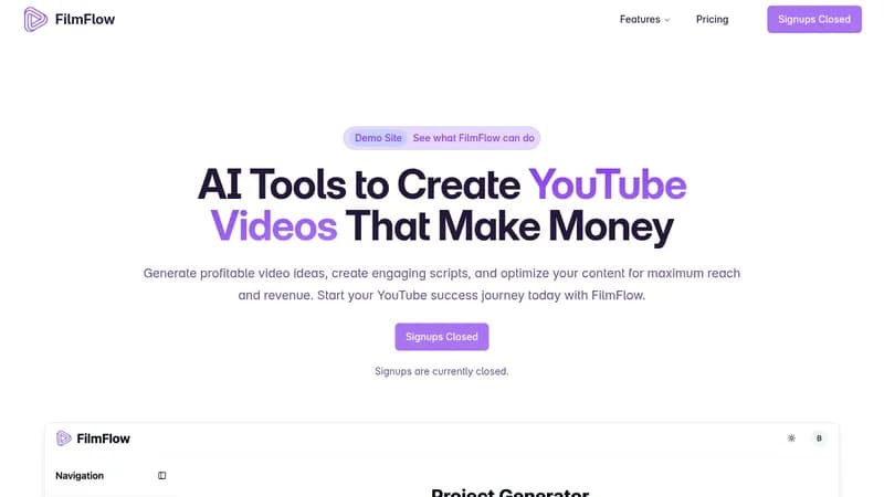 filmflow website