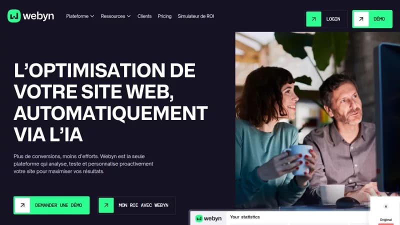 Webyn screenshot