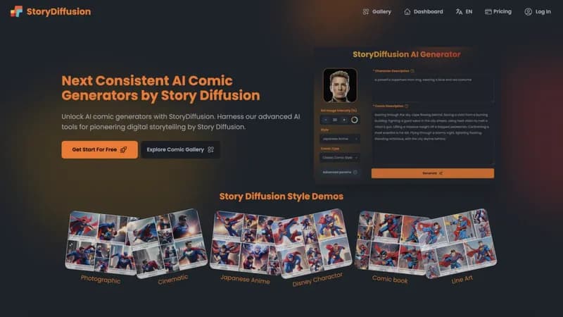 Story Diffusion screenshot