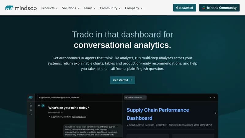 mindsdb website