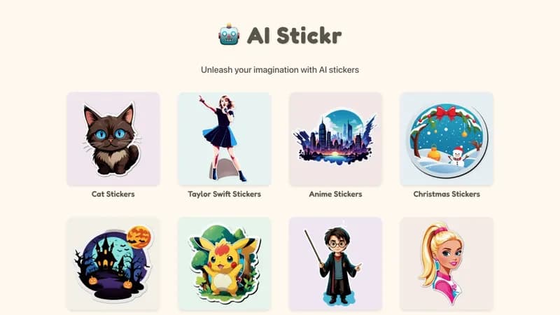 Stickers AI Generator screenshot