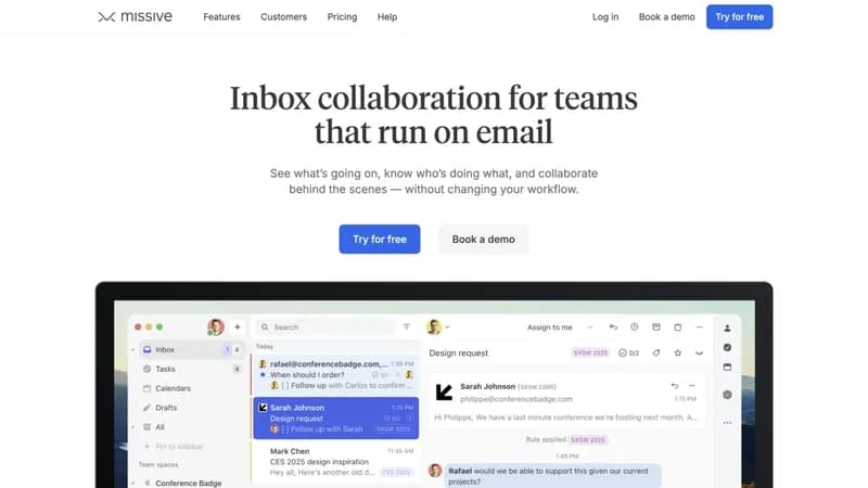 Missive screenshot