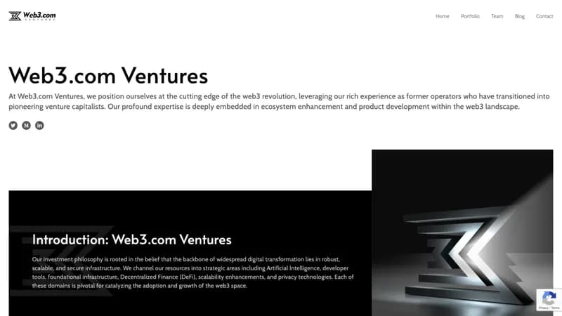 Web3.com Ventures screenshot