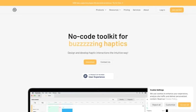 Hapticlabs screenshot