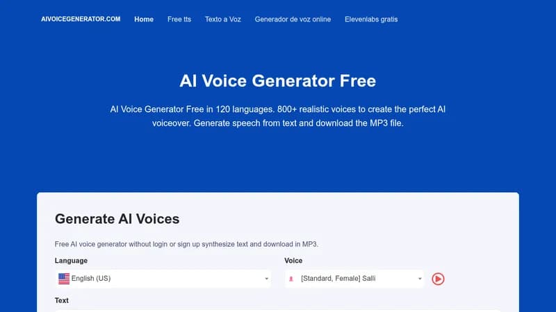 ai voice generator website