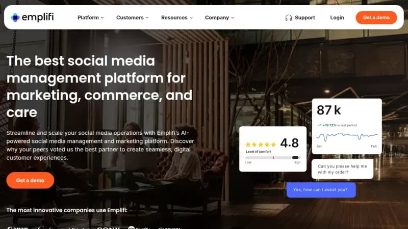 Emplifi screenshot