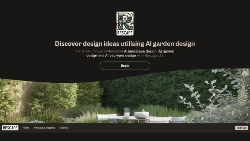 Rescape AI screenshot