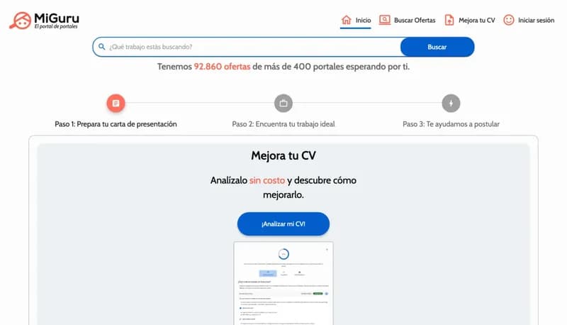 MiGuru screenshot