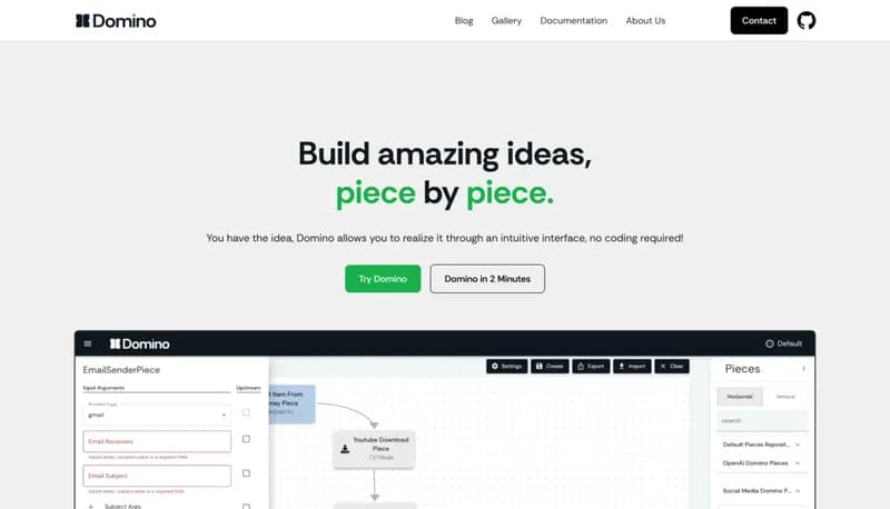 Domino Workflows screenshot