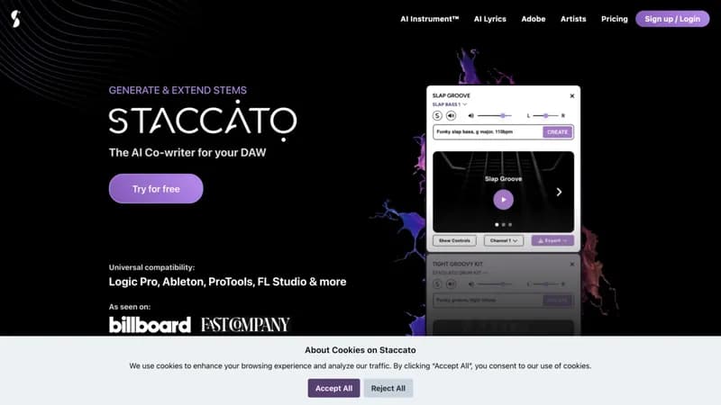 Staccato screenshot