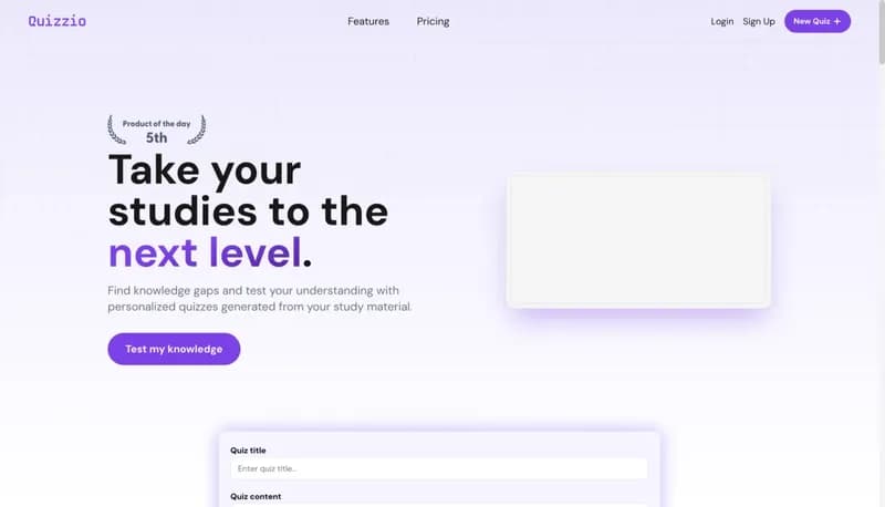 Quizzio screenshot