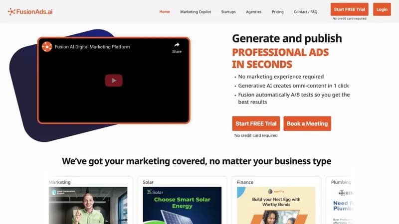 FusionAds.ai screenshot
