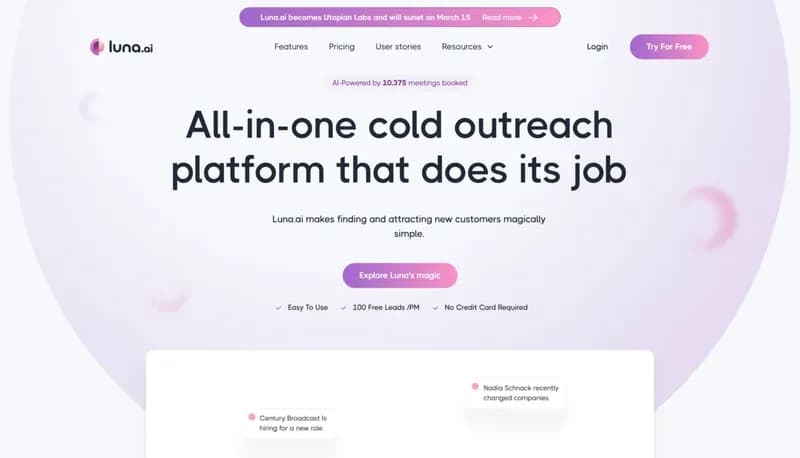 Luna.ai screenshot