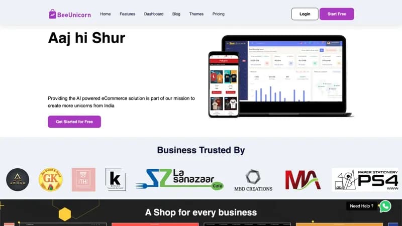 BeeUnicorn screenshot