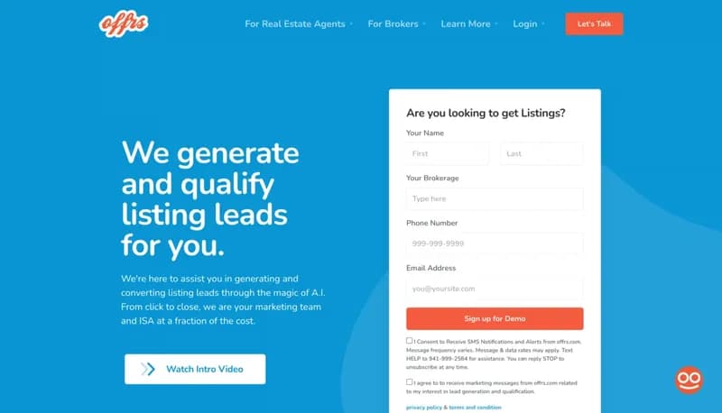 Offrs.com screenshot