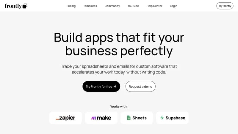 Frontly screenshot