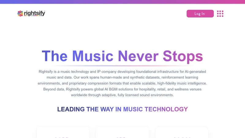 rightsify website