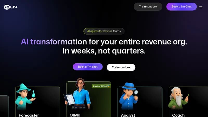 oliv.ai website
