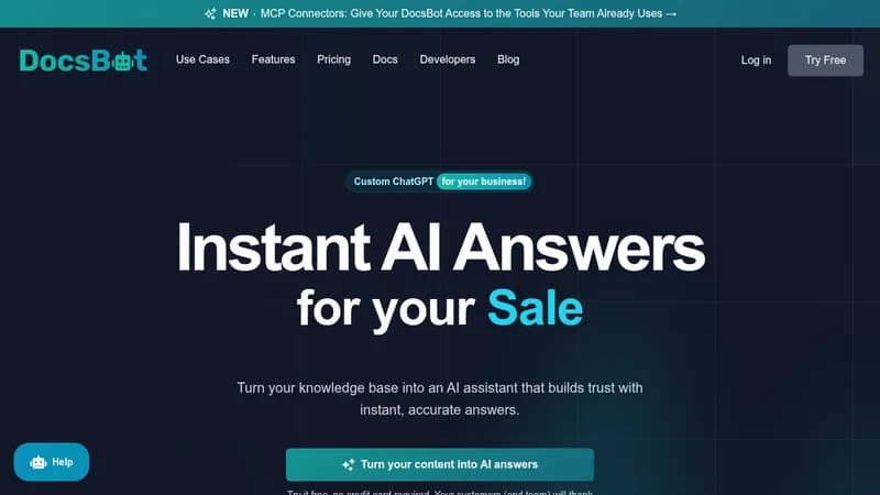 docsbot website