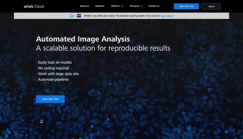 arivis AI screenshot