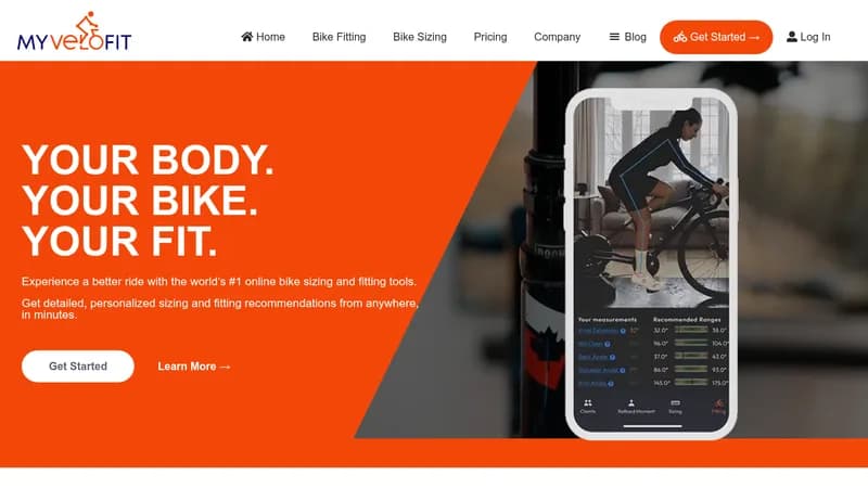 myvelofit website