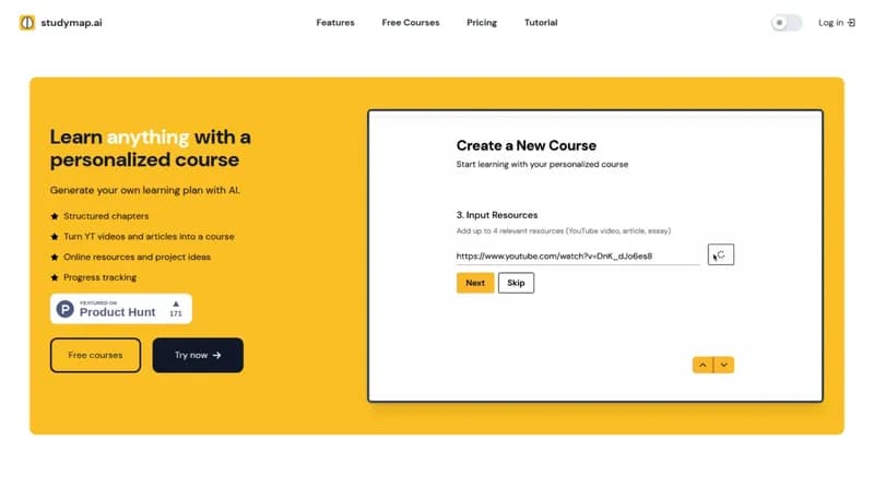 studymap.ai screenshot
