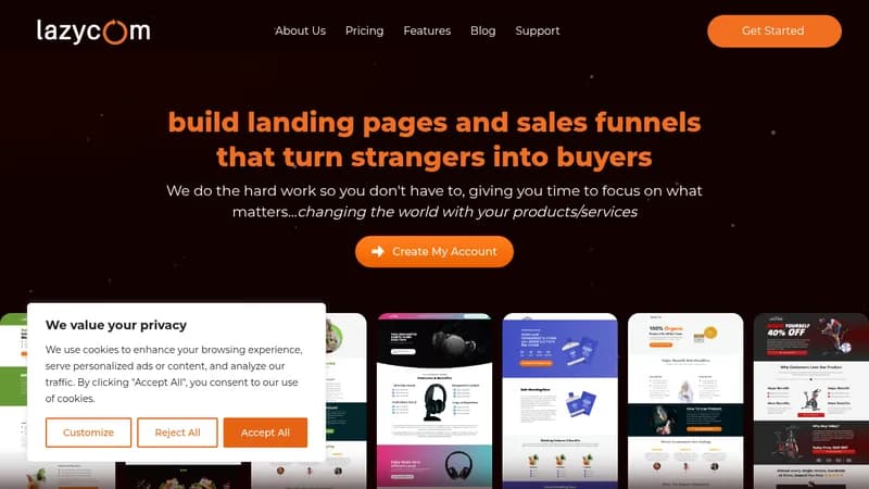 lazycom website