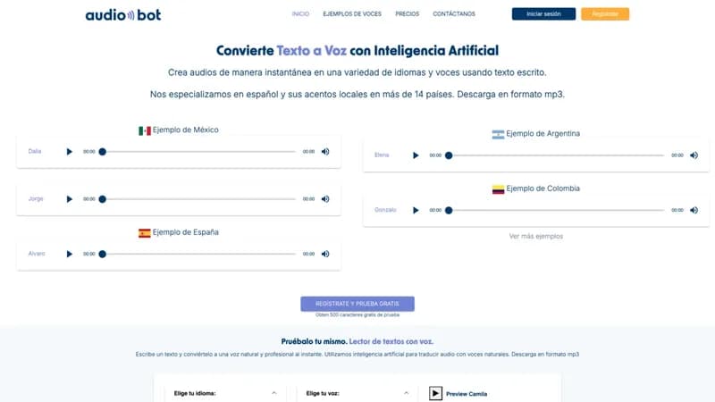 AudioBot screenshot
