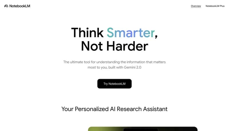NotebookLM Plus screenshot