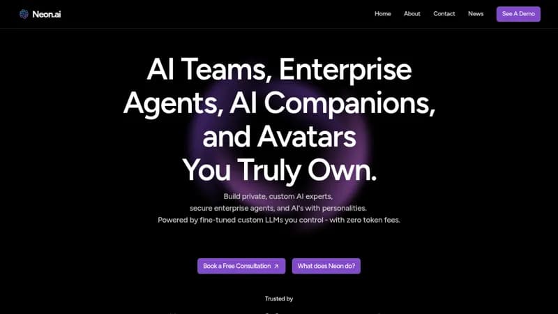 neon.ai website