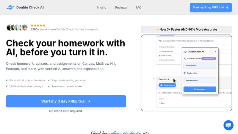 double check ai website
