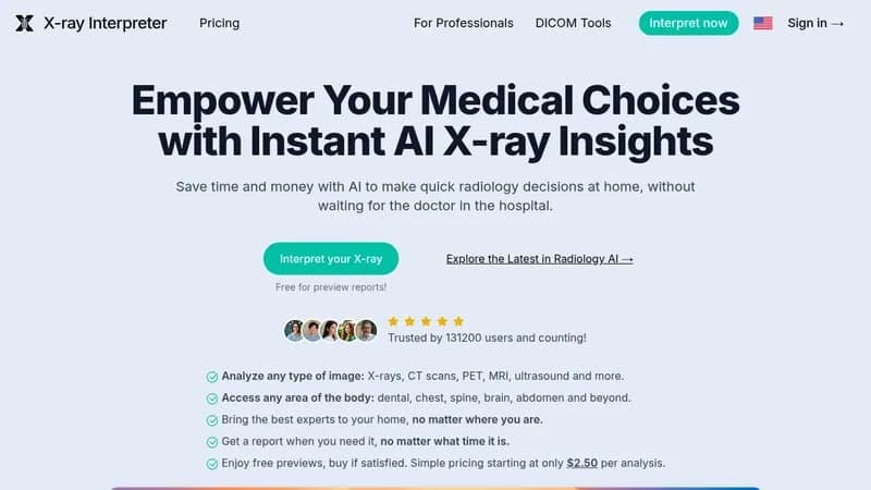 x-ray interpreter website
