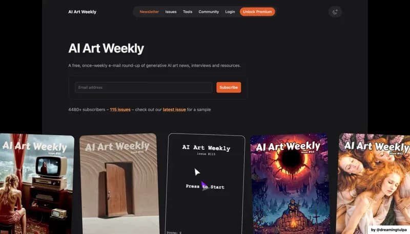 AI Art Weekly screenshot