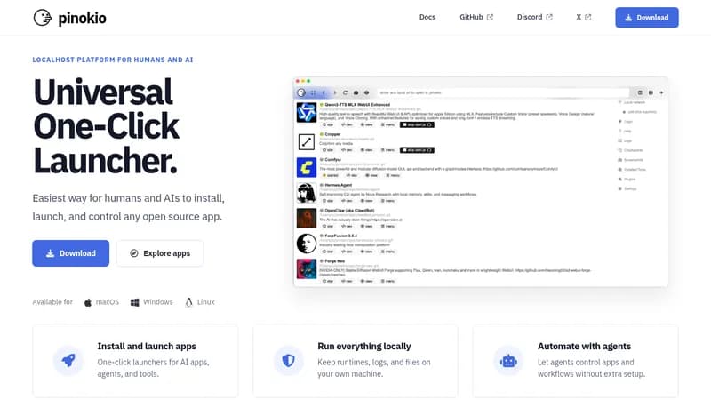 pinokio website
