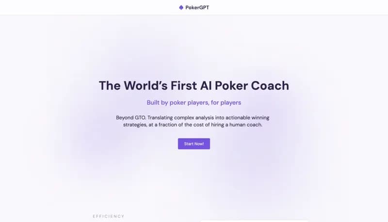 PokerGPT screenshot