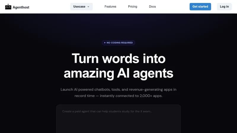 agenthost website