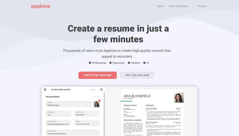 Appkina screenshot