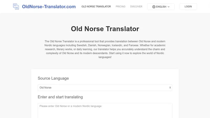old norse translator website