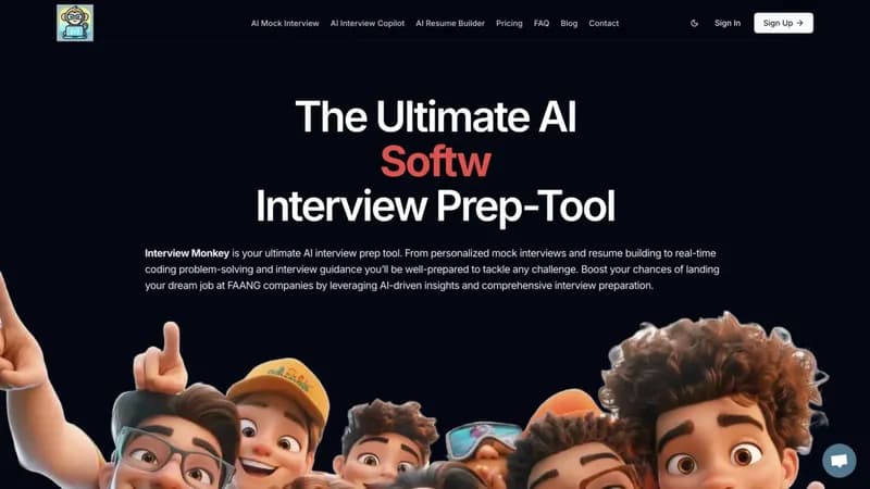 Interview Monkey AI screenshot