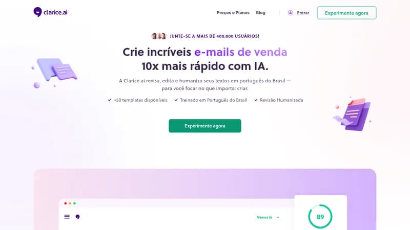 clarice.ai website