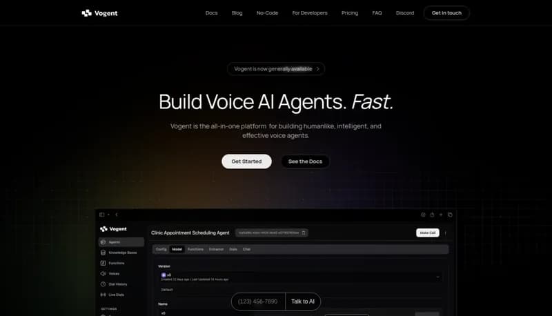 Vogent screenshot